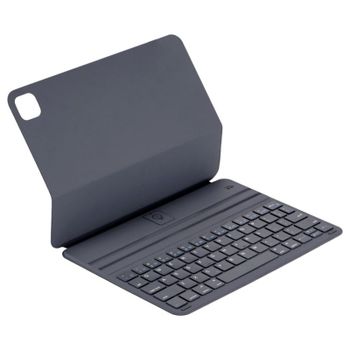 Royal Bailey N1035 Funda Con Bluetooth Teclado Para Ipad Air 11(2024)/ipad Air 5 10.9(2022)/ipad Air 4 10.9(2020)/ipad Pro 11(2022/2021/2020/2018) Gris