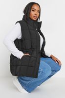 yours chaleco acolchado ligero negro  mujer curvy y tallas grandes yours