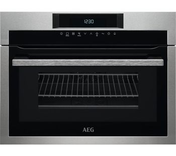 AEG KME761000M Built-in Combination Microwave - Stainless Steel, Stainless Steel