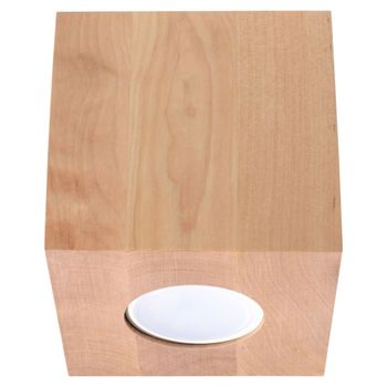 Lámpara de techo madera natural madera alt. 10 cm