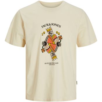Jack & Jones Camiseta 12272966 JORANATOMY SKULL TEE SS CREW NECK SN ANTIQUE WHITE para hombre