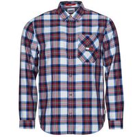 tommy jeans camisa manga larga tjm relaxed flannel shirt para hombre