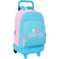 benetton mochila mochila doble compartimento adaptable a carro benetton flag para nina
