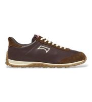 camper para hombre k101097-006 zapatillas de piel drift walk marron 40 plano cordones casual