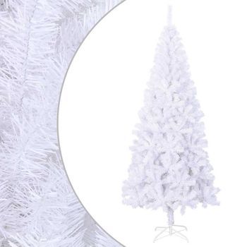 Árbol De Navidad | Decoraciones De Navidad Artificial L 240 Cm Blanco Cfw988883