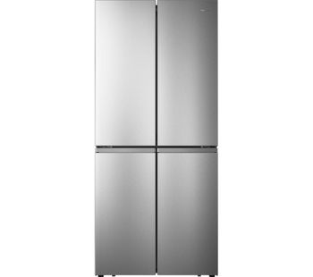 HISENSE PureFlat RQ563N4AI1 Fridge Freezer - Stainless Steel, Stainless Steel