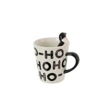 taza de dolomita blanca y negra 10 x 13 x 14 cm