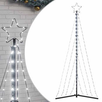 Led Para Árbol De Navidad 339 Leds Blanco Frío 182 Cm Vidaxl