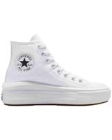 de converse converse chuck taylor all star move high top lona plataforma blanca 568498c blanco