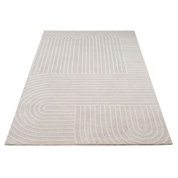 Alfombra moderna Sorrento crema 160x220 cm