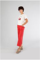 camiseta con texto y estampado dear love hola plaster