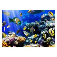 papel pintado 3d - aventura submarina 200x140 cm