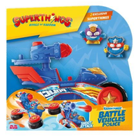 magic box - figura superthings s battle vehiculo policia incluye un proyectil aprieta para transformarlo 20x195x92 cm pstsp116in320