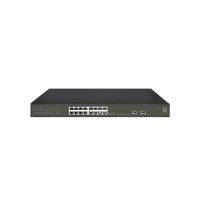 conmutador levelone ges-2118p gestado l2 16 puertos gigabit poe 2 sfp
