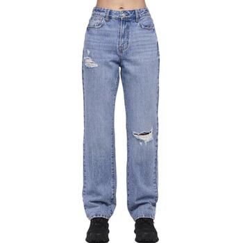 Pieces Jeans Droit para mujer