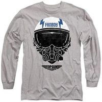 top gun camiseta manga larga fanboy para mujer