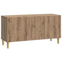 mueble de tv 99 x 345 x 50 cm roble artisan vidaxl