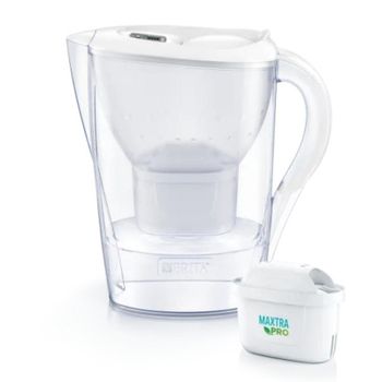 Jarra filtrante BRITA Marella Blanca 2,4L con 2 Cartuchos Maxtra Pro