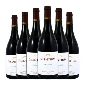 Castillejo De Robledo Vino Tinto Silentium Ribera Crianza 75 Cl 14.5% Vol. (pack De 6 Unidades)