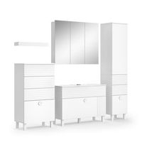 conjunto de muebles de bano sola 4 piezas vicco