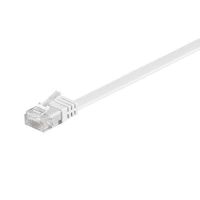goobay cable de red plano rj45 utp cat6 1m blanco