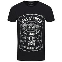 guns n roses camiseta paradise city label para mujer