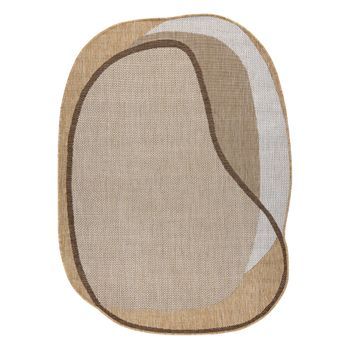Alfombra De Sisal Orgánica 2123 Roca Rudo / Natural – Moderna, Form 160x220 Cm