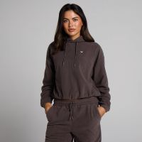 sudadera de felpa para mujer de mp - chocolate - xs