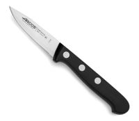 cuchillo mondador de acero inoxidable nitrum 75 mm mango negro
