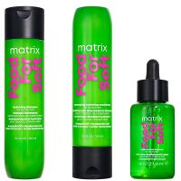 matrix food for soft hydrating shampoo conditioner and hair oil with avocado oil and hyaluronic acid for dry hair routine