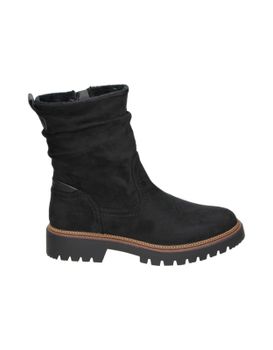 Botines Planos Negros Stay 89-2842 Para Mujer 38