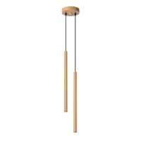 lampara colgante vacu dorado 2 luces