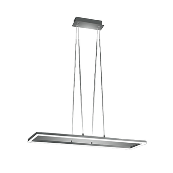 Lámpara Colgante De Techo Led Bard 52w Antracita 3394-43-282 Fabas Luce