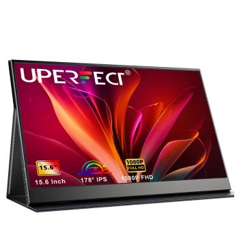 UPERFECT Usetup T15 Monitor portátil de 15.6 pulgadas FHD 1080P pantalla IPS display para juegos con HDR montaje VESA US