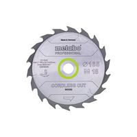 metabo hoja de sierra cordless cut wood - professional 165x20 z36 di 15 628295000