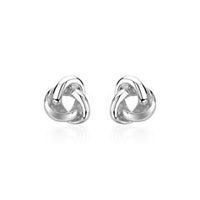 pendientes de plata 925 nudo para mujer