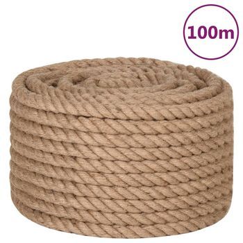 Cuerda De Yute 100 M De Longitud Y 16 Mm De Grosor Vidaxl