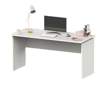 Mesa escritorio rivoli moderno color blanco mate 155 cm