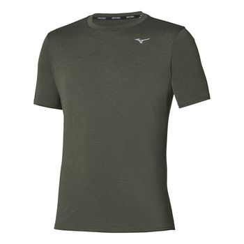 Mizuno Impulse Core Camiseta de running Hombres - verde oscuro