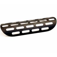 protector termico del tubo de escape 185x45mm negro
