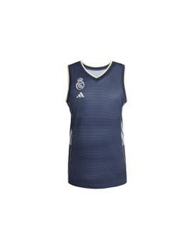 Camiseta Tirantes de Baloncesto adidas Real Madrid Bb A Hombre Azul Marino