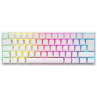 newskill pyros v2 teclado gaming inalambrico mecanico 60 hotswap blanco