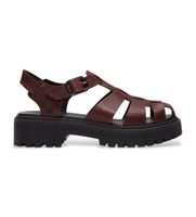 timberland para mujer tb0a5s65eiw1 sandalia con plataforma stone street burdeos 395 w piel 3 a 5cm hebilla casual