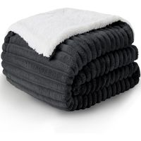 ca  manta sherpa reversible rr  franela y polar  sofa y cama  suave calida para invierno