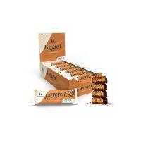 barrita proteica layered - 12 x 60g - chocolate peanut pretzel