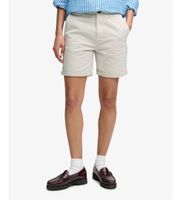 superdry para mujer w7110520a pantalon corto chino beige m casual algodon