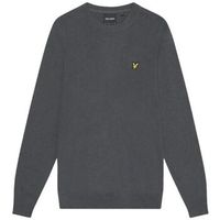 lyle  scott jersey kn2110vc merino crew-w63 gunmetal para hombre
