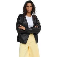 jacqueline de yong chaquetas jdyraye pu oversized bomber jacket pnt 15382263 para mujer