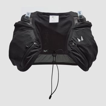 MP Compact Hydration Vest & 2 Soft Running Bottles Bundle - Black - L
