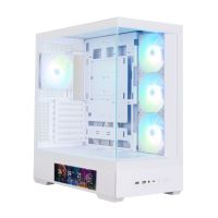 caja zalman p40 ds atx 4xvent 120mm argb 2xusb 30 blanco sin fuente